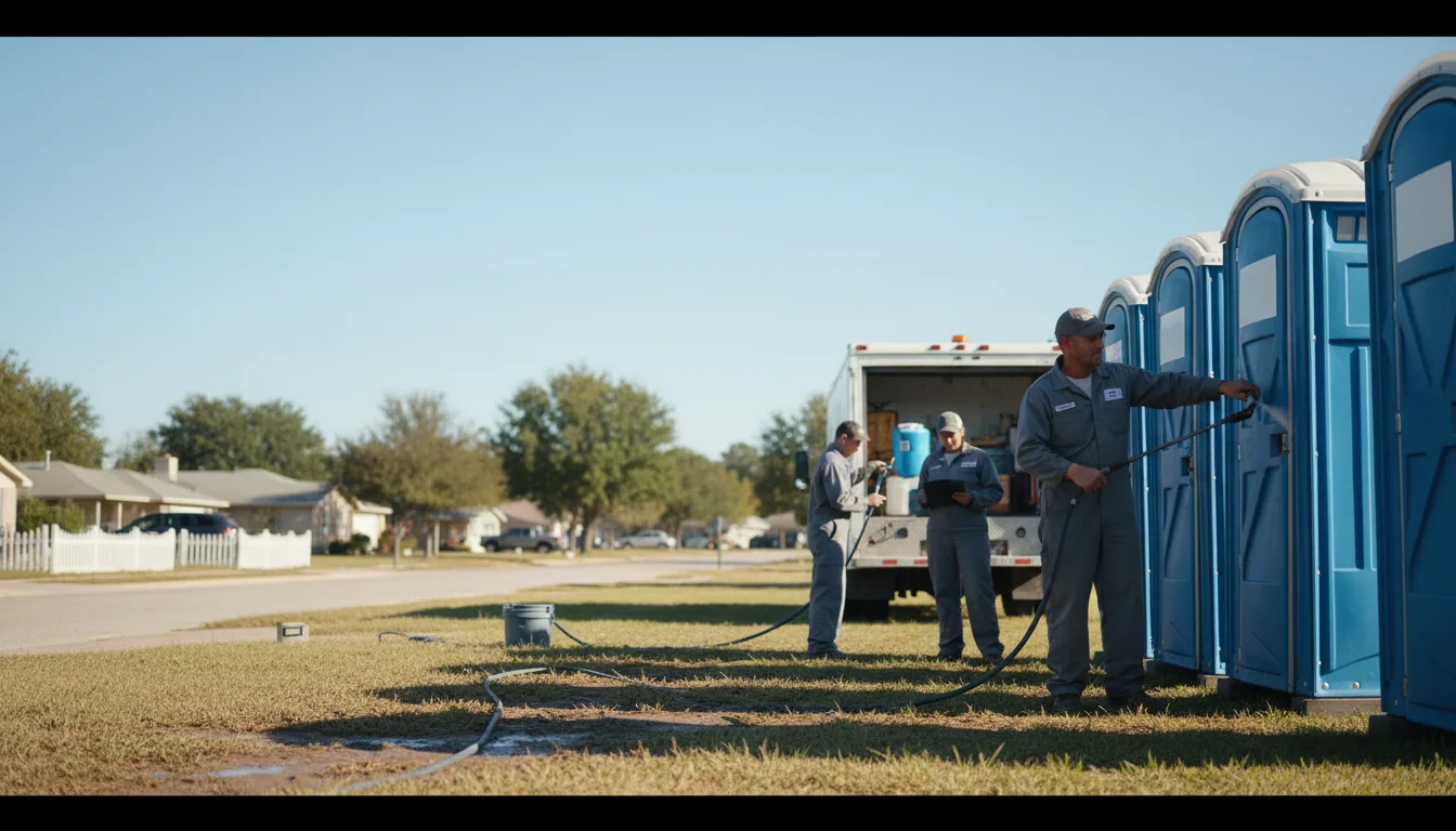Long-Term Portable Toilet Rental in Cordova, NC near me